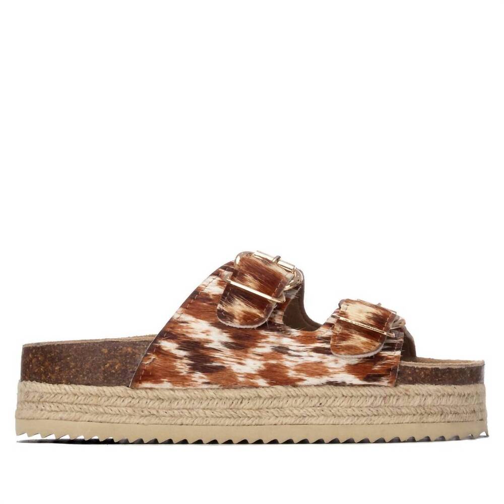 NEW XTI women's refresh leather sandals in cow